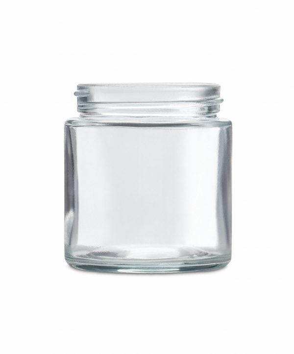 3.75oz Clear Glass Straight Sided Jar