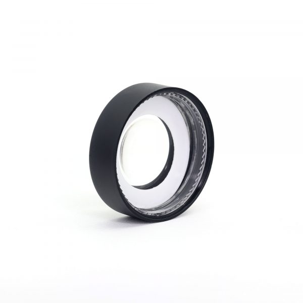53mm CR Black Magnifier Cap w/ PE Liner Pre-Inserted - Image 2