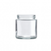 3oz Clear Glass Straight Sided Jar
