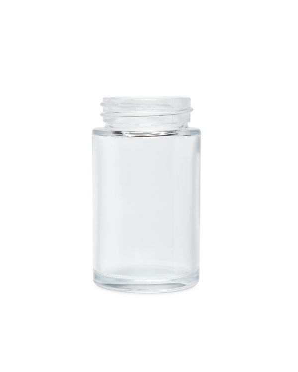 2oz Clear Glass Pre-roll Jar