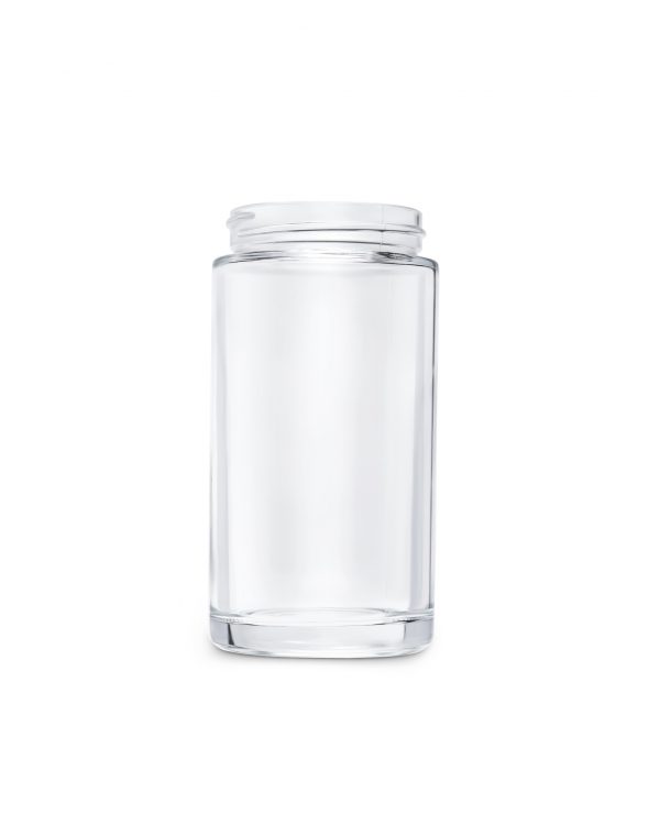 6oz Clear Glass Straight Sided Jar