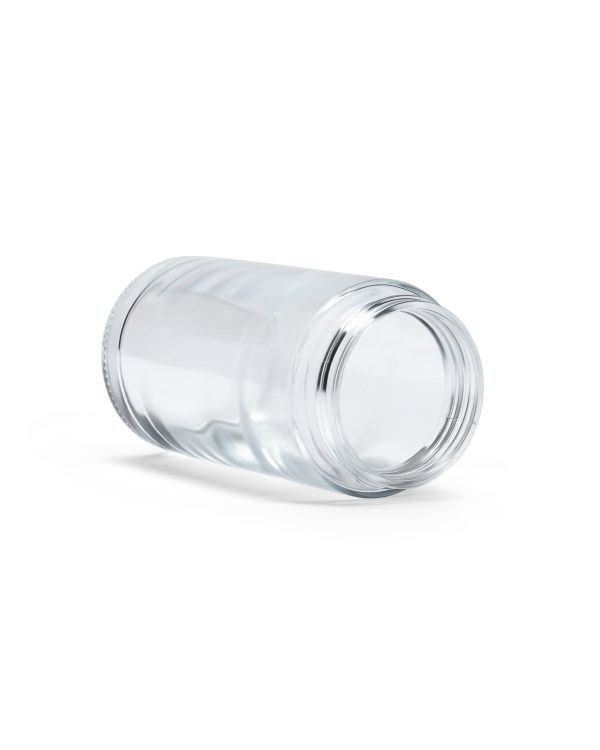 6oz Clear Glass Straight Sided Jar - Image 4
