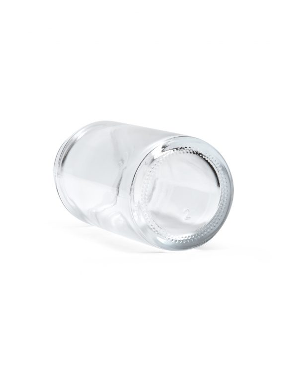6oz Clear Glass Straight Sided Jar - Image 5