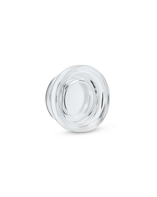 9ML Clear Glass Flat Round Concentrate - Image 6