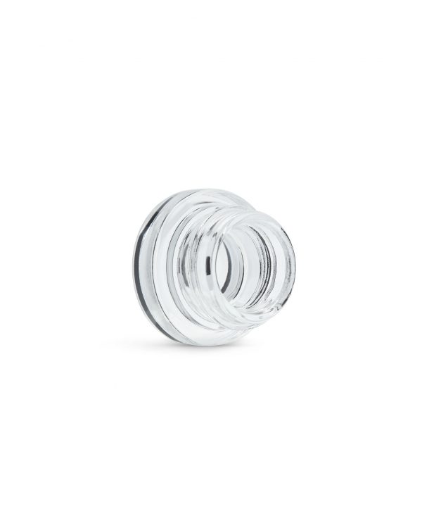 9ML Clear Glass Flat Round Concentrate - Image 5