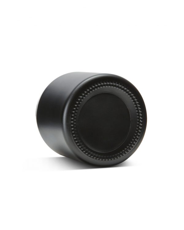 3oz Matte Black Glass Straight Sided Jar - Image 5