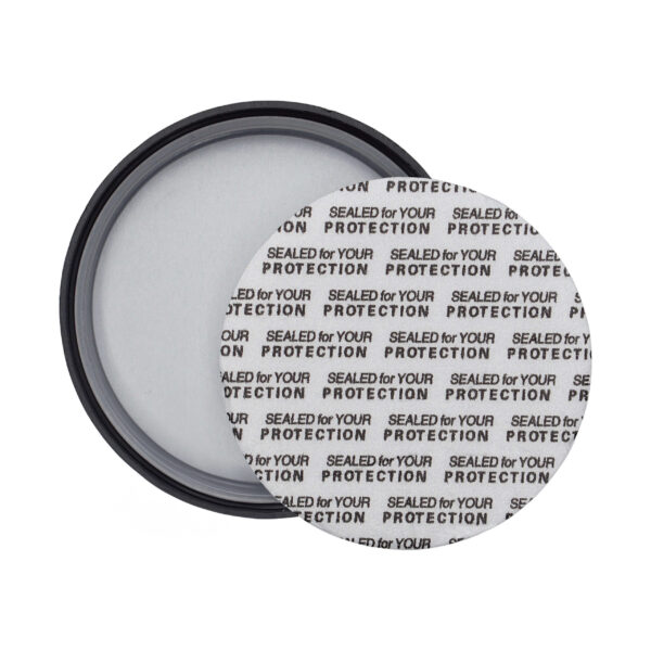 50mm CR Matte Black Cap w/ PE+PS Liner Pre-Inserted - Image 3