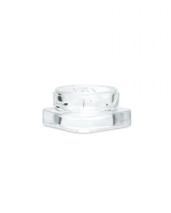 9ML Clear Glass Qube Concentrate