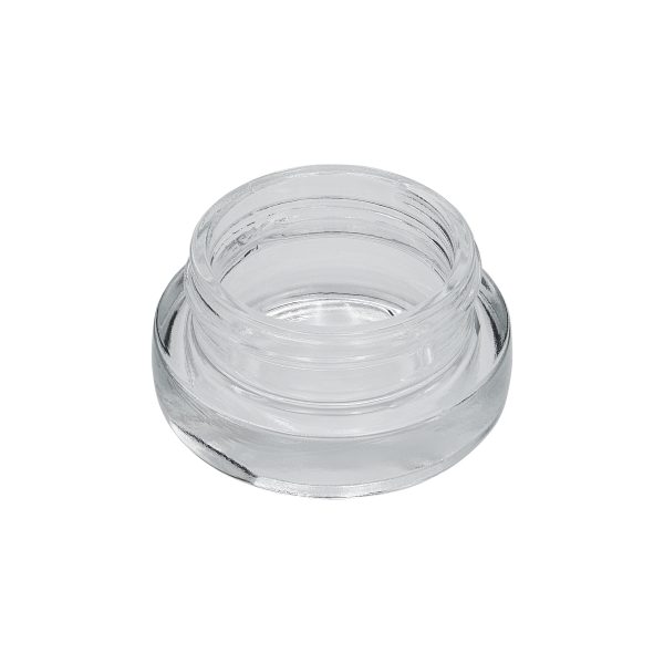 9ML Clear Glass Round Concentrate