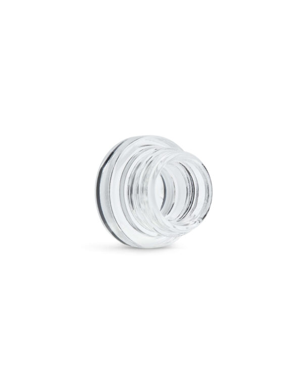 5ML Clear Glass Flat Round Concentrate - Image 5