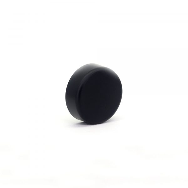38mm CR Black Round Cap w/ PE liner Pre-Inserted - Image 2