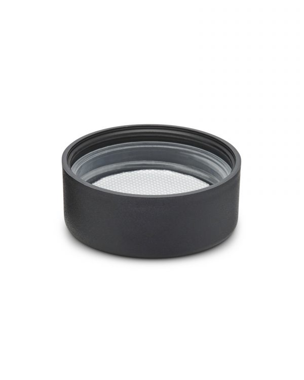38mm CR Matte Black Flat Round Cap w/ HIS Liner Pre-Inserted - Image 4
