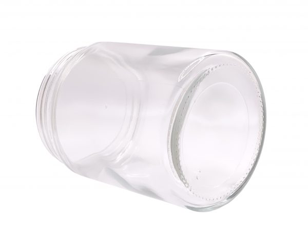 18oz Clear Glass Straight Sided Jar - Image 3