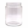 18oz Clear Glass Straight Sided Jar
