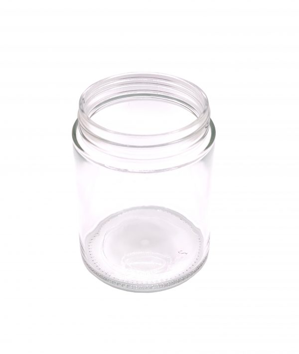 18oz Clear Glass Straight Sided Jar - Image 4
