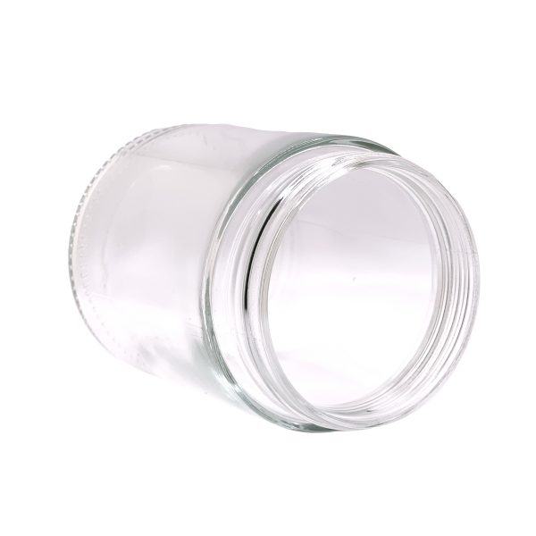 18oz Clear Glass Straight Sided Jar - Image 2