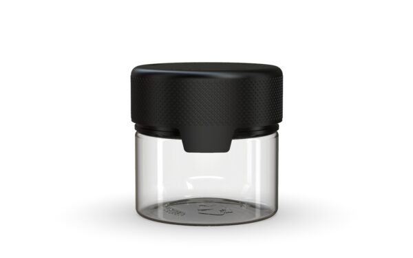 Chubby Gorilla|2oz Clear Container W/ Aviator CR Black Cap