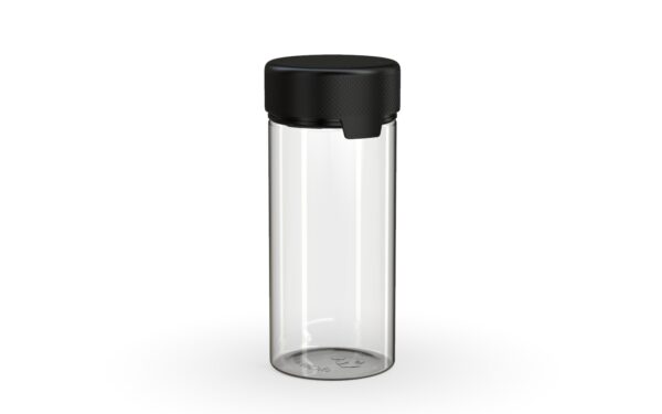 Chubby Gorilla|8oz Clear Container W/ Aviator CR Black Cap - Image 2