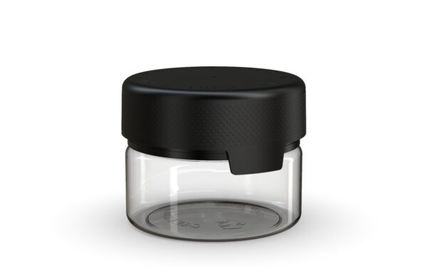 Chubby Gorilla|7.5oz Clear XL Container W/ Aviator CR Black Cap - Image 2