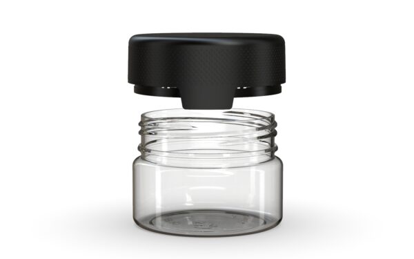 Chubby Gorilla|7.5oz Clear XL Container W/ Aviator CR Black Cap - Image 3