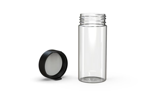 Chubby Gorilla|8oz Clear Container W/ Aviator CR Black Cap - Image 4