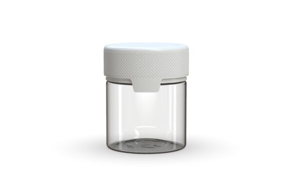 Chubby Gorilla|3oz Clear Container W/ Aviator CR White Cap