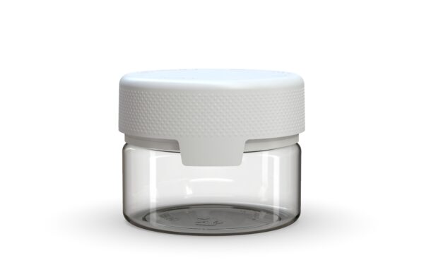 Chubby Gorilla|7.5oz Clear XL Container W/ Aviator CR White Cap