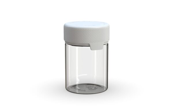 Chubby Gorilla|4oz Clear Container W/ Aviator CR White Cap - Image 2