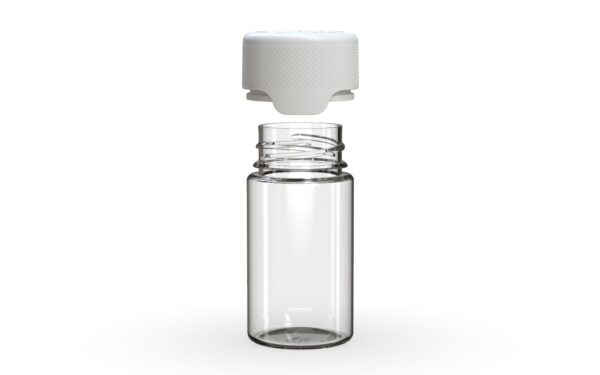 Chubby Gorilla|60mlm Clear Bottles W/ Aviator CR White Cap - Image 3