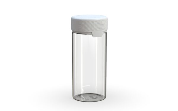 Chubby Gorilla|8oz Clear Container W/ Aviator CR White Cap - Image 2