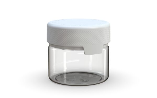 Chubby Gorilla|10oz Clear XL Container W/ Aviator CR White Cap - Image 2