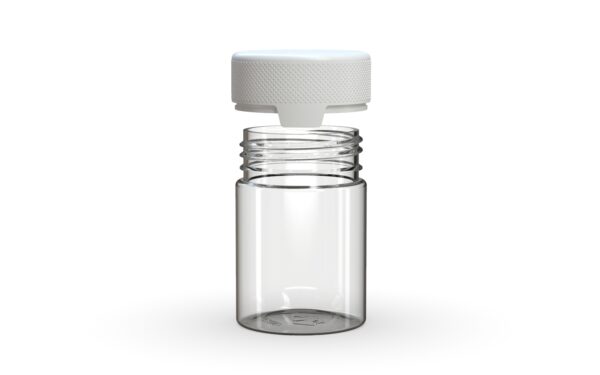 Chubby Gorilla|4oz Clear Container W/ Aviator CR White Cap - Image 3