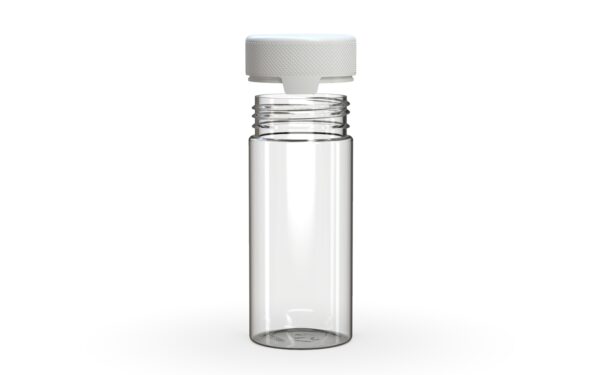 Chubby Gorilla|8oz Clear Container W/ Aviator CR White Cap - Image 3