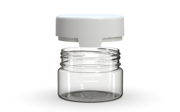 Chubby Gorilla|7.5oz Clear XL Container W/ Aviator CR White Cap - Image 3