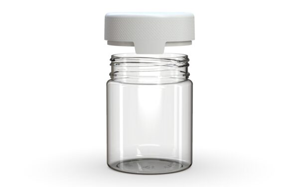 Chubby Gorilla|18.5oz Clear XL Container W/ Aviator CR White Cap - Image 3