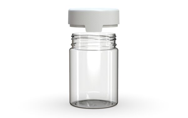 Chubby Gorilla|21.5oz Clear XL Container W/ Aviator CR White Cap - Image 3