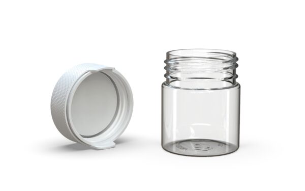 Chubby Gorilla|3oz Clear Container W/ Aviator CR White Cap - Image 4