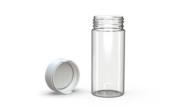 Chubby Gorilla|8oz Clear Container W/ Aviator CR White Cap - Image 4