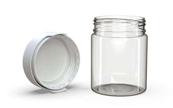 Chubby Gorilla|18.5oz Clear XL Container W/ Aviator CR White Cap - Image 4