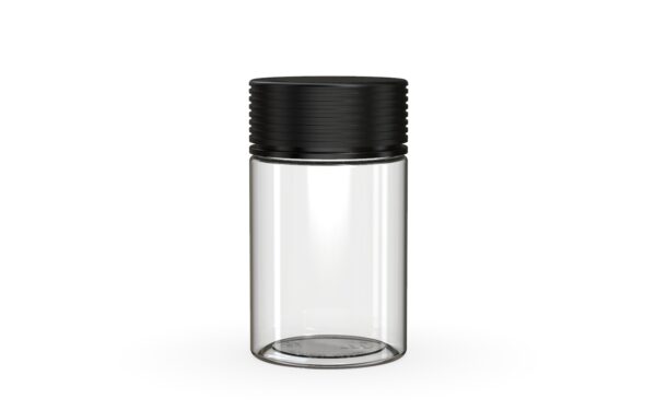 Chubby Gorilla|5oz Clear Jar W/ Spiral CR Black Cap