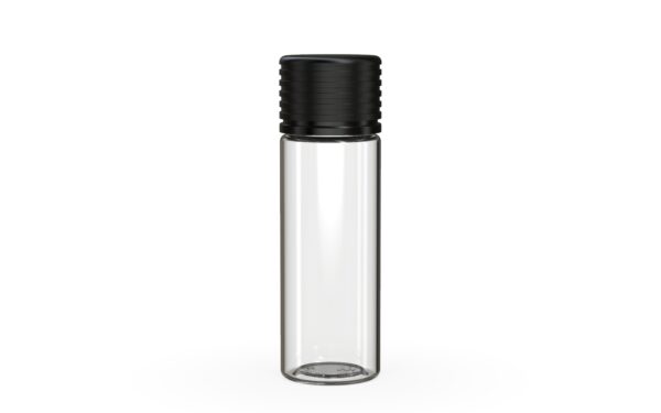 Chubby Gorilla|25x65mm Clear Tube W/ Spiral CR Black Cap