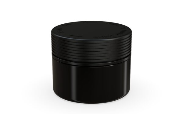 Chubby Gorilla|7.5oz Black XL Jar W/ Spiral CR Black Cap - Image 3