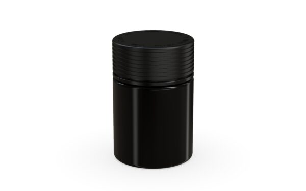 Chubby Gorilla|4oz Black Jar W/ Spiral CR Black Cap - Image 2