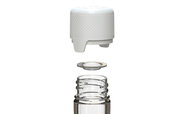 Chubby Gorilla|25x100mm Clear Tube W/ Aviator CR White Cap - Image 5