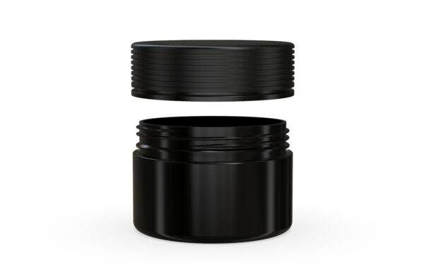 Chubby Gorilla|7.5oz Black XL Jar W/ Spiral CR Black Cap - Image 4