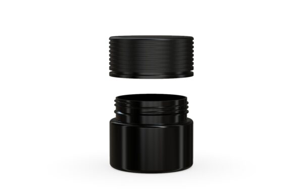 Chubby Gorilla|2oz Black Jar W/ Spiral CR Black Cap - Image 3