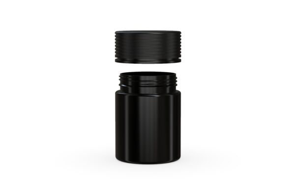 Chubby Gorilla|4oz Black Jar W/ Spiral CR Black Cap - Image 3