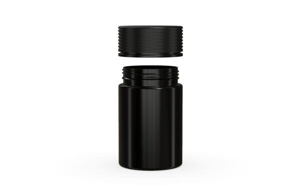 Chubby Gorilla|5oz Black Jar W/ Spiral CR Black Cap - Image 3