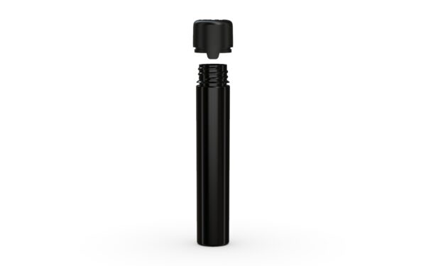 Chubby Gorilla|25x100mm Black Flat Bottom Tube W/ Aviator CR Black Cap - Image 3