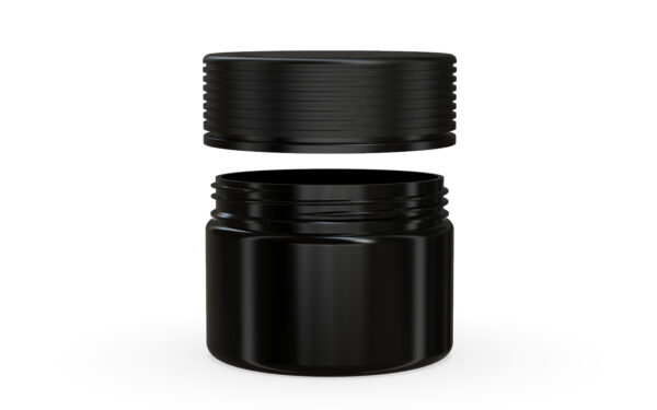 Chubby Gorilla|10oz Black XL Jar W/ Spiral CR Black Cap - Image 3